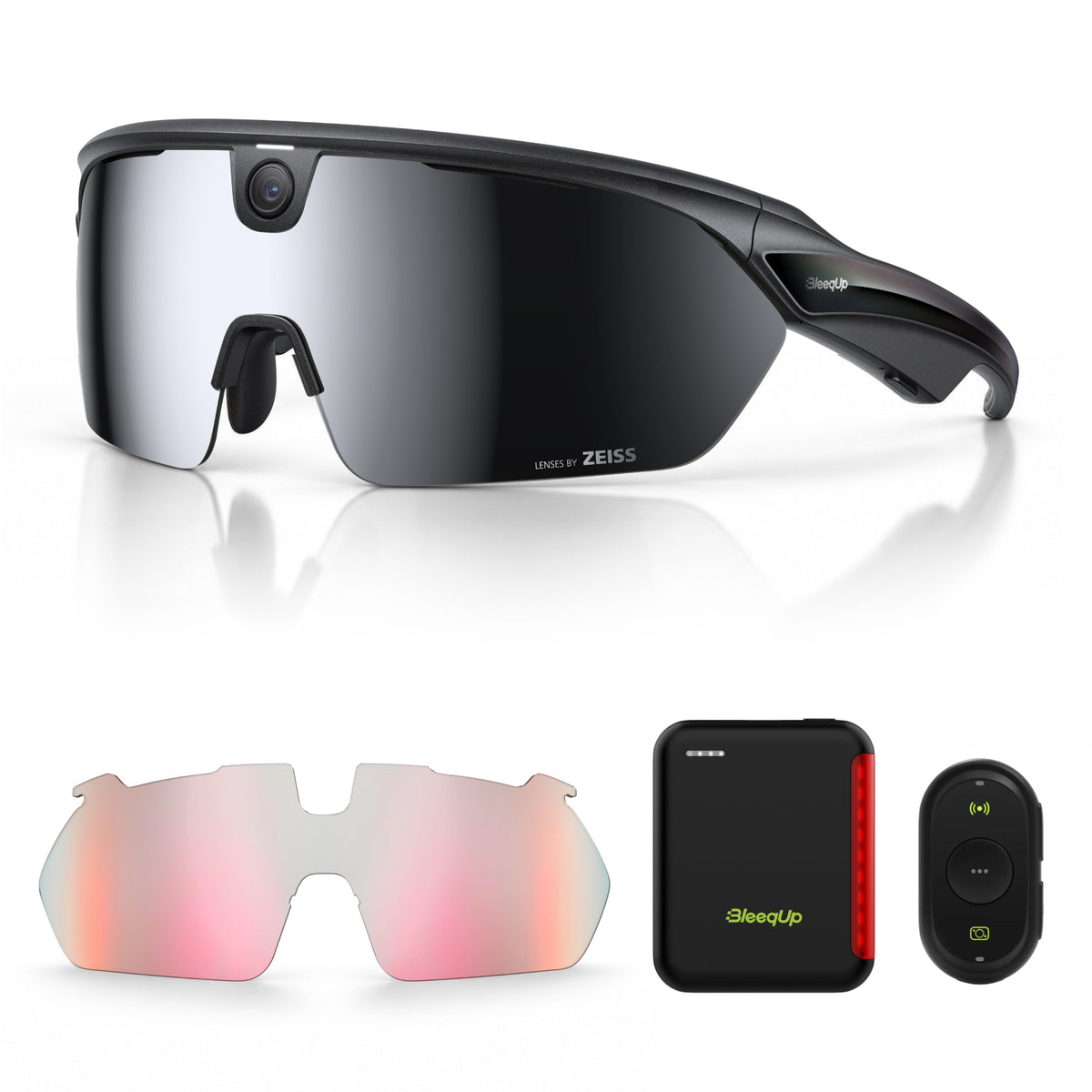#bundle Rover Bundle Silver frame Clear to Dark Red lens with Power Plus and Bluetooth Controller