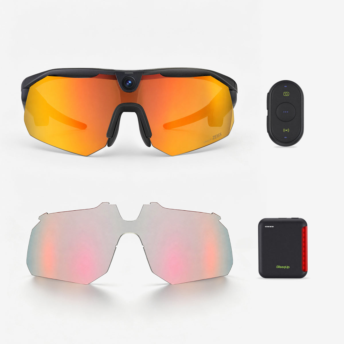 BleeqUp Ranger AI Sports Camera Glasses – Ultimate Bundle