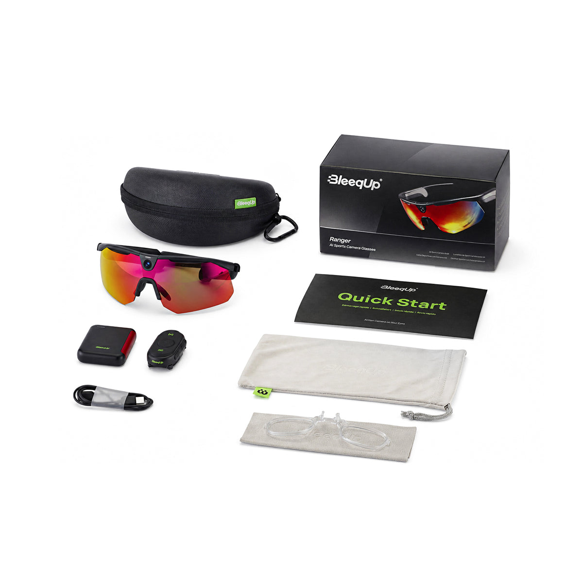 BleeqUp Ranger Ultimate Bundle package contents