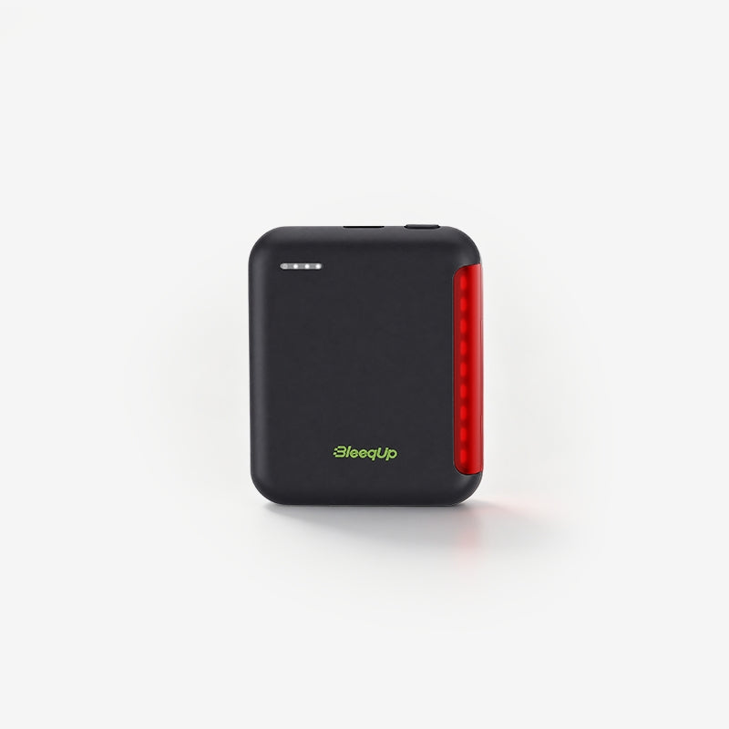 BleeqUp Power Plus battery extension, black with red accent