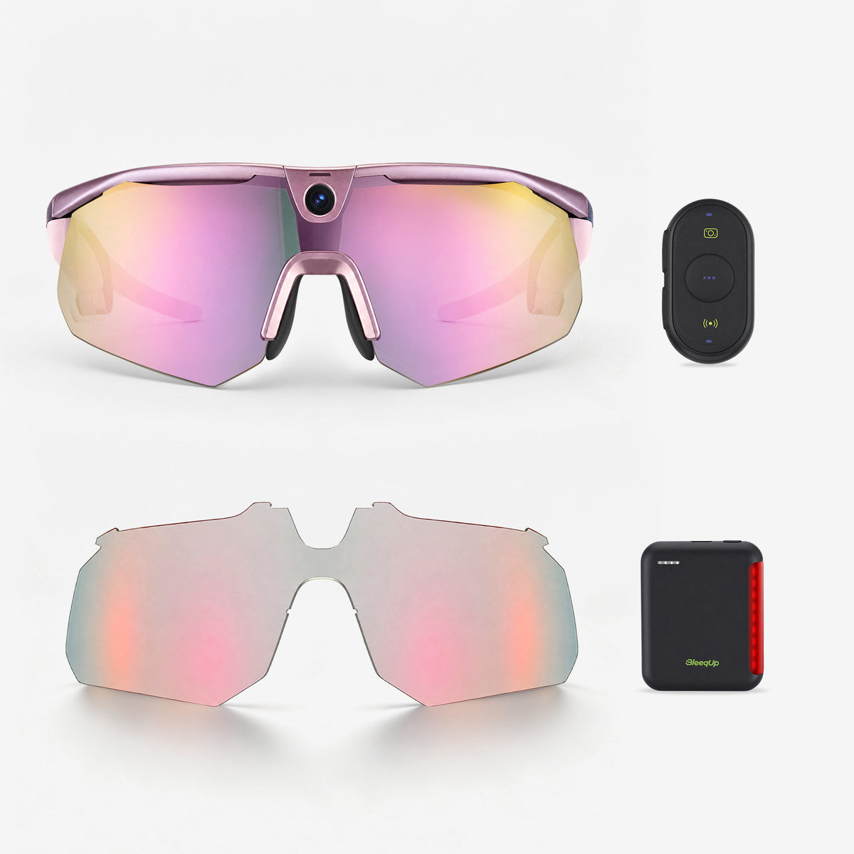 BleeqUp Ranger AI Sports Camera Glasses – Ultimate Bundle