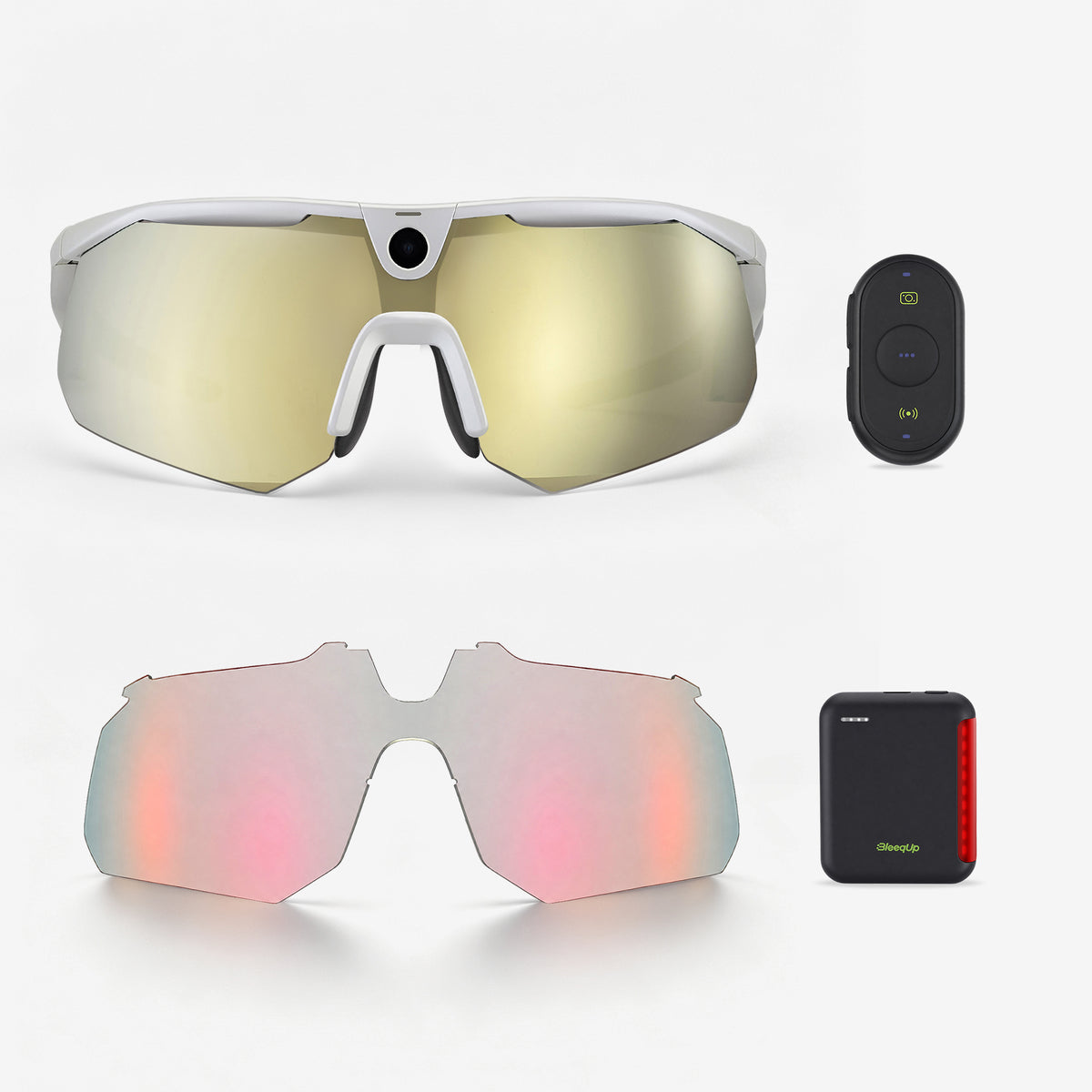 BleeqUp Ranger AI Sports Camera Glasses – Ultimate Bundle