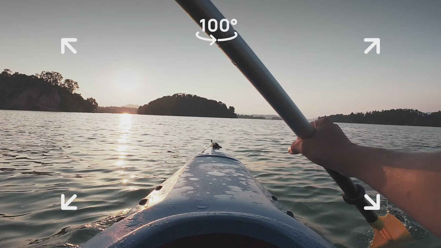 BleeqUp Rover smart glasses video demonstrating a 120 degree field of view.